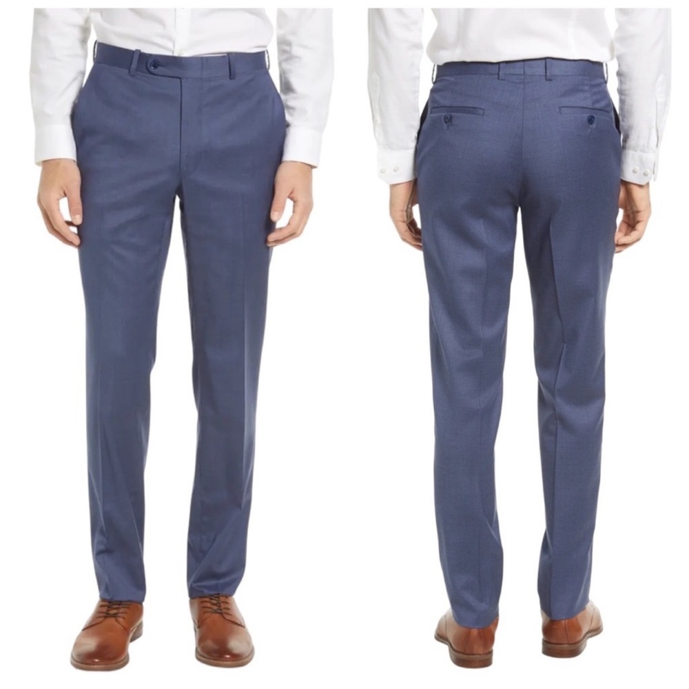 Men's Blue Dress Pants